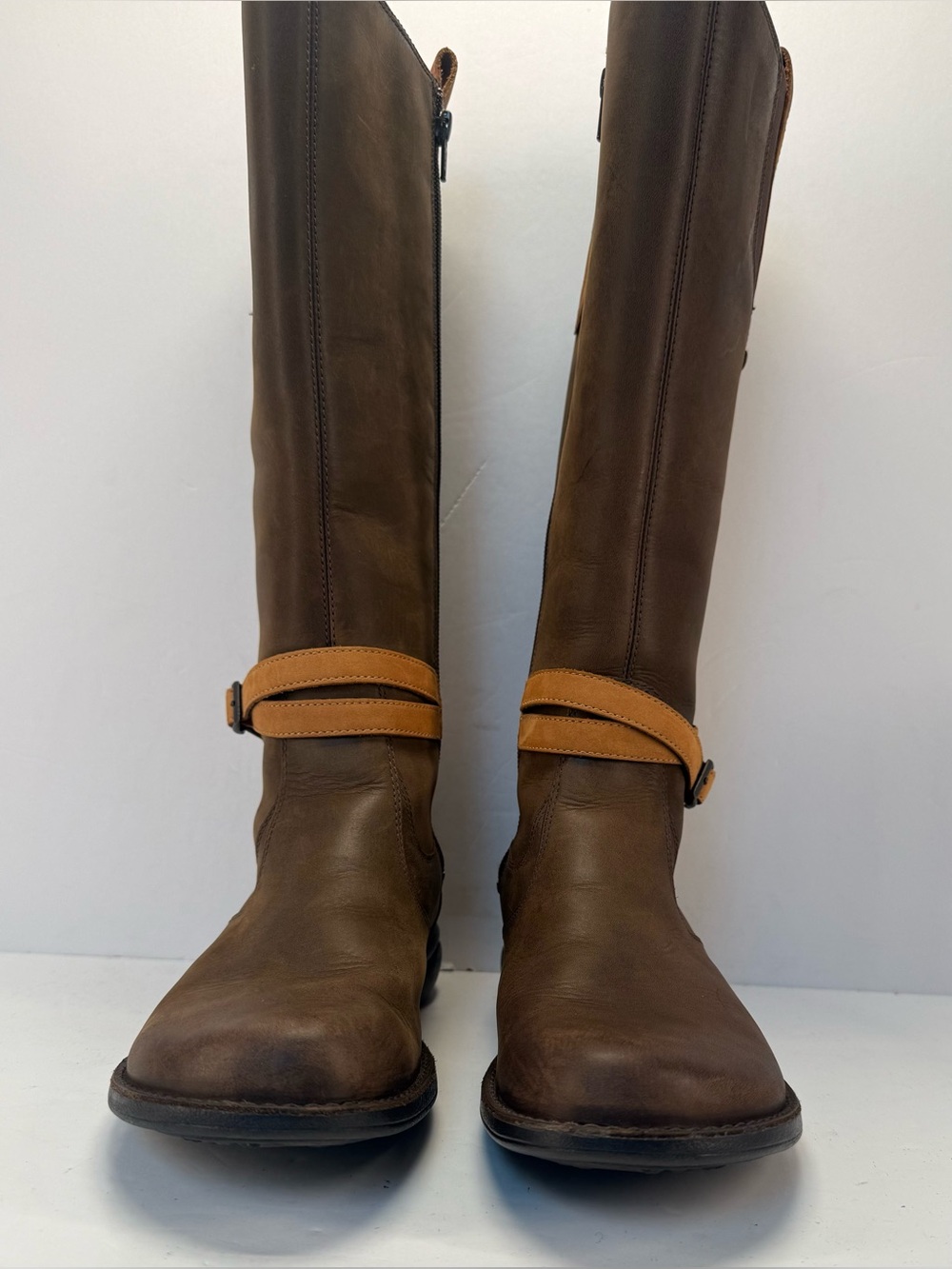 Merrell Captiva Buckle Down waterproof Dark Brown Knee high Leather Boots size 7 - Picture 5 of 14